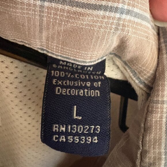 3 Men's Short Sleeve Wrangler Button Down Shirts, Size L - Picture 10 of 14